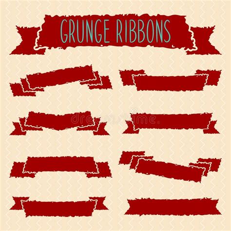 Grunge Ribbons Stock Vector Illustration Of Ribbon Color 31016228