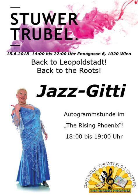 Jazz gitti concert setlists & tour dates. Meet and Greet mit Jazz Gitti - eventbox.at