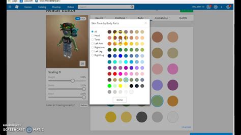 How To Change Your Skin Tone On Roblox Read Descrip Youtube