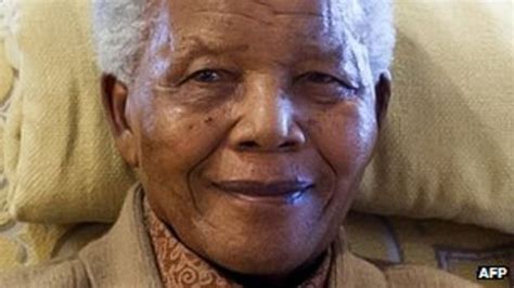 Nelson Mandela Responding Positively In Hospital Bbc News