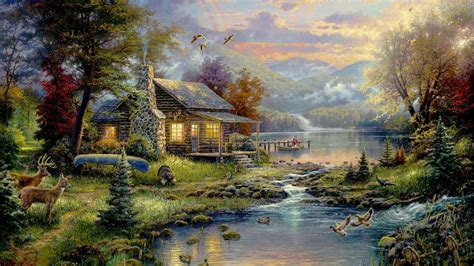 Hd Landscape Painting Wallpaper Download Free 139873