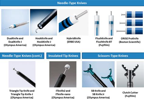 Specialized Knives Used For Endoscopic Submucosal Dissection Currently