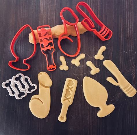 Kinky Cookie Cutters Adult Cookie Cutters Penis Cookie Cutter Vibe Cookie Cutter Bachelorette