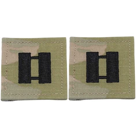 Cpt Captain Army Rank Ocp Patch 2x2 With Hook Fastener Pair Bradley