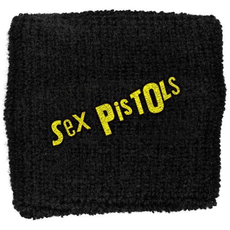 Sex Pistols Logo Black Wristband Eyesore Merch