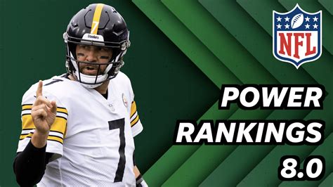 Nfl Power Rankings 80 Steelers Rise To No 1 Spot