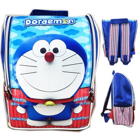 Tas Ransel Sekolah Anak Tk Jepang Doraemon 3d Timbul Shopee Indonesia