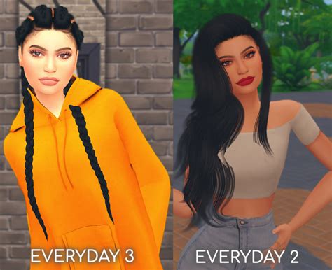 Kylie Jenner Sims 4 Custom Content Softcoder