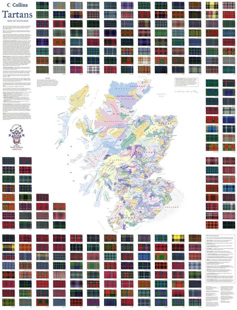 Maps On The Web Scottish Clan Tartans Map Scottish Clans
