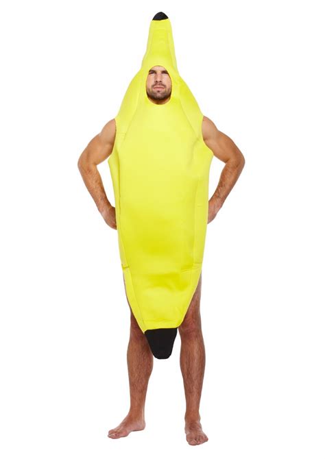 Unisex Fancy Dresses Adult Banana Costume Adult Fun Fancy Dress Stag