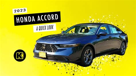 The Sleek New 2023 Honda Accord Kendall Honda