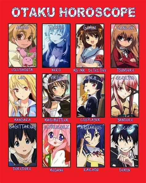 Horoscope Zodiaco Divertido Horóscopo Anime Memes De Anime