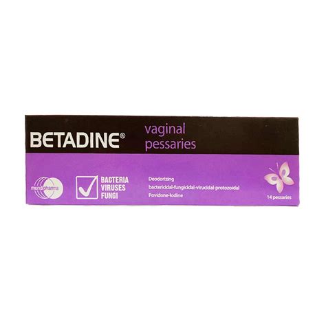 Betadine Vaginal Pessaries 14s View Usage Side Effects Price And Substitutes Buy Online In