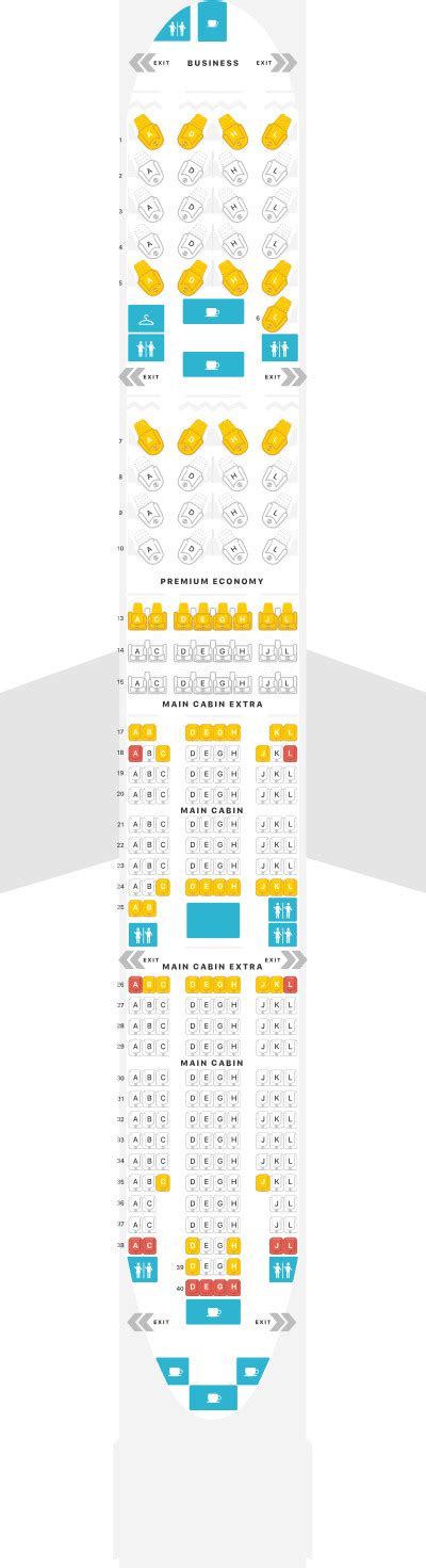 American Airlines Boeing Seat Map Updated Find The Best Seat