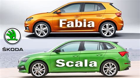 2021 Škoda Fabia Vs Scala Škoda Scala Vs Fabia Design Compare Youtube