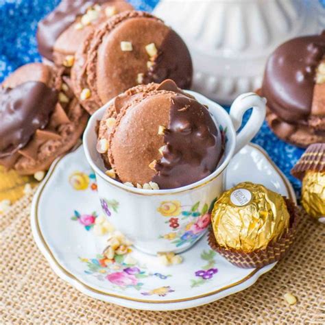 Ferrero Rocher Chocolate Macarons Video Tatyanas Everyday Food