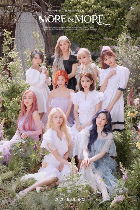 Twice Released Their More And More Group Picture Twice Portal