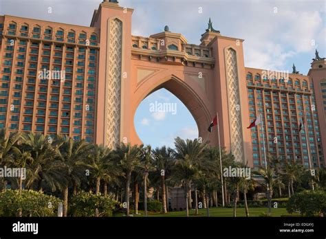 Atlantis The Palm Hotel Dubai United Arab Emirates Middle East Stock