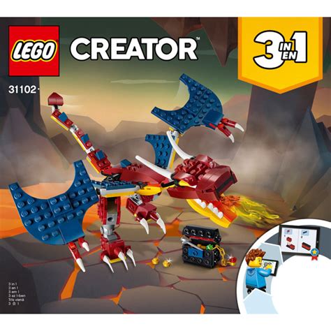 Lego Feu Dragon 31102 Instructions Brick Owl Lego Marché
