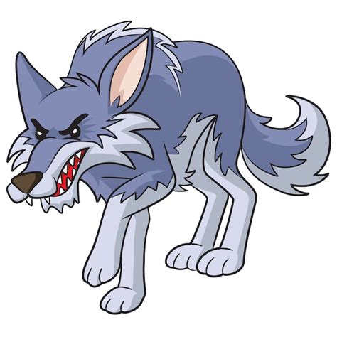 Premium Vector Cute Wolf Cartoon Icon