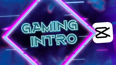 How To Make Gaming Intro In Capcut Youtube