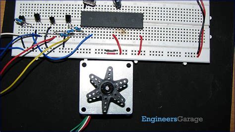 Interfaceing Stepper Motor With 8051 Microcontroller Circuit On