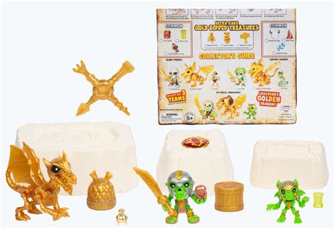 Treasure X Quest For Dragons Gold 3 Pack Treasure Chest