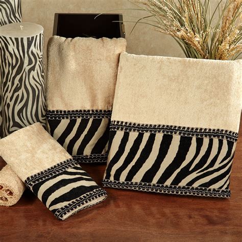 Shop for decorative towels for bathroom online at target. Zuma Zebra Decorative Towel Set | Decorative towels ...