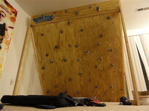 Build Your Own Affordable Freestanding Climbing Wall
