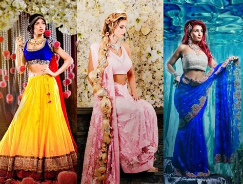 [photos] 9 disney princesses transformed to indian brides thehive asia