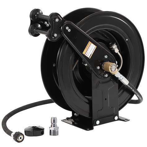 Fixfans High Pressure Washer Hose Reel For Water Air Oil X Ft