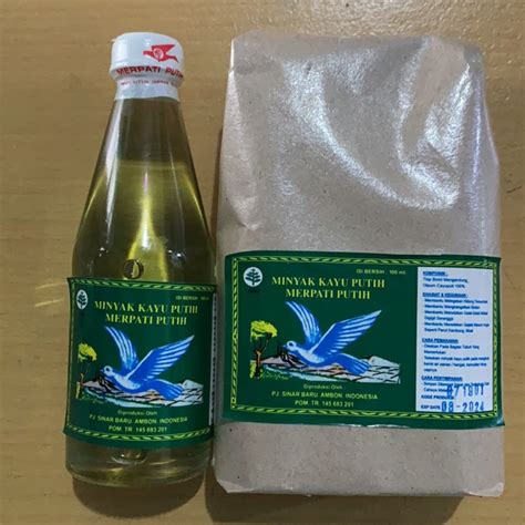 We did not find results for: Minyak Kayu Putih Merpati Putih Asli Ambon kemasan 100ml ...