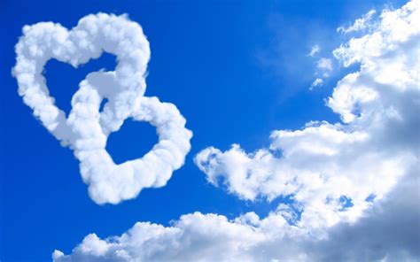 Hearts In Clouds Wallpapers Hd Wallpapers Id 9421