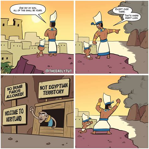 Humorous Comics About Ancient Egypt By Tut Comics Delaram Art Design