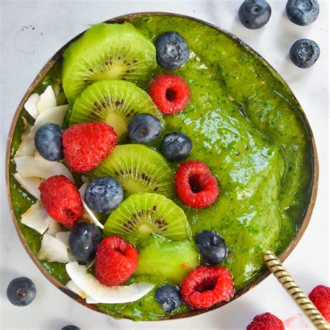 Easy Green Smoothie Bowl Veggie World Recipes