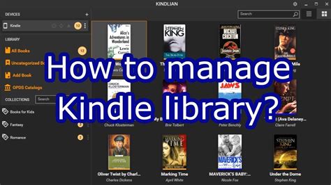 How To Manage Kindle Books Library Youtube