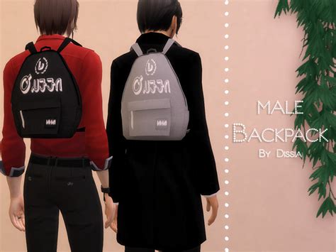 The Sims Resource Backpack Male