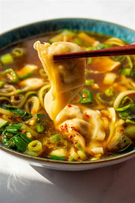 Gyoza Soup Japanese Dumpling Soup Recipe Asian Soup Recipes