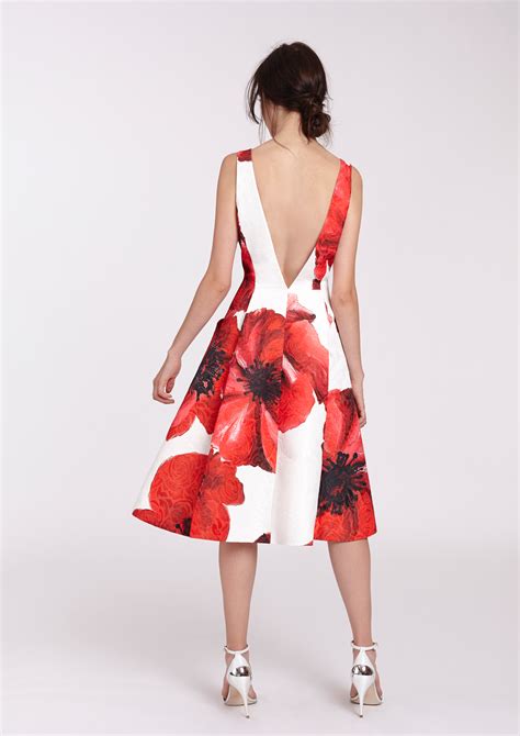 Poppy Print Dress