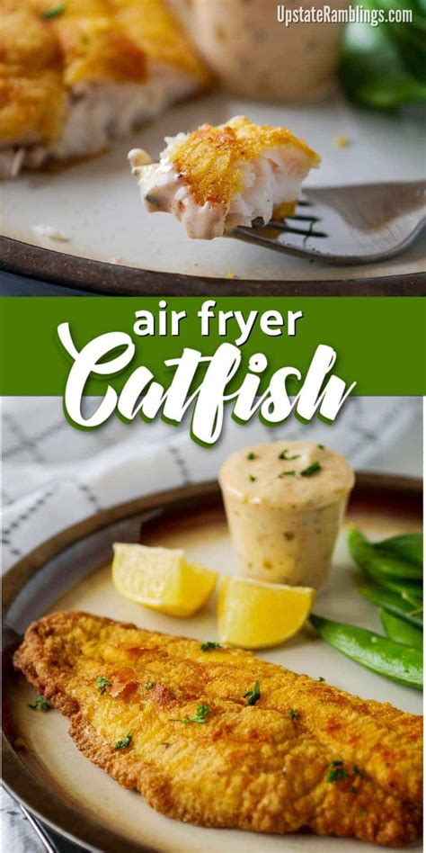 I'm usually too lazy to make all of that; This easy air fryer catfish recipe lets you quickly fry up Cajun catfish at home. The catfish ...