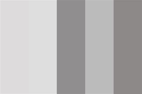 5 Shades Of Grey Color Palette