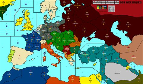 Ww1 Map Interactive Map Mapping The Outbreak Of War An Explanation