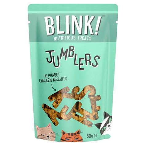 Blink Jumblers Chicken Biscuits Cat Treats 50g Tesco Groceries