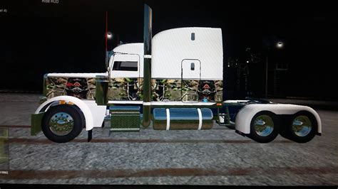 Fs17 Peterbilt 388 White Camo V10 Fs 17 Trucks Mod Download