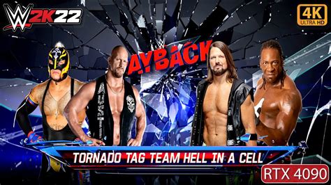 Full Match Rey And Steve Austin Vs Booker T And Aj Styles Tag Team Payback Youtube