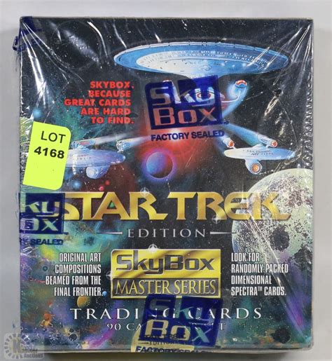 It was also the first to use color images. 1993 STAR TREK TRADING CARDS FACTORY SEALED