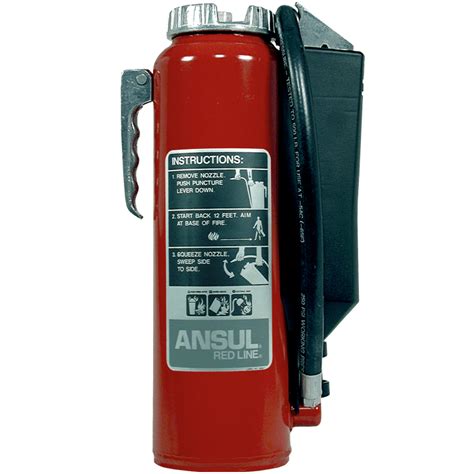 Ansul Red Line Hand Portable Extinguishers Steel Fire Equipment