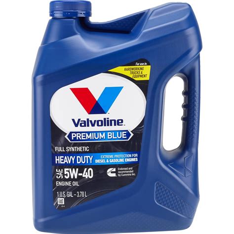 Valvoline 774038 Premium Blue Diesel Engine Oil 5w40 1 Gallon