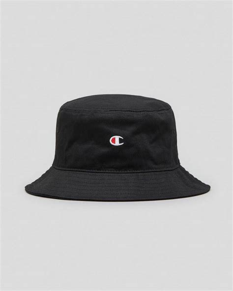 Shop Champion Bucket Hat In Black Fast Shipping And Easy Returns City