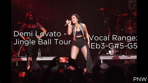 Demi lovato performs at jingle ball 2015 in dallas. Demi Lovato - Jingle Ball Tour Vocal Range (2015) [Eb3-G#5 ...